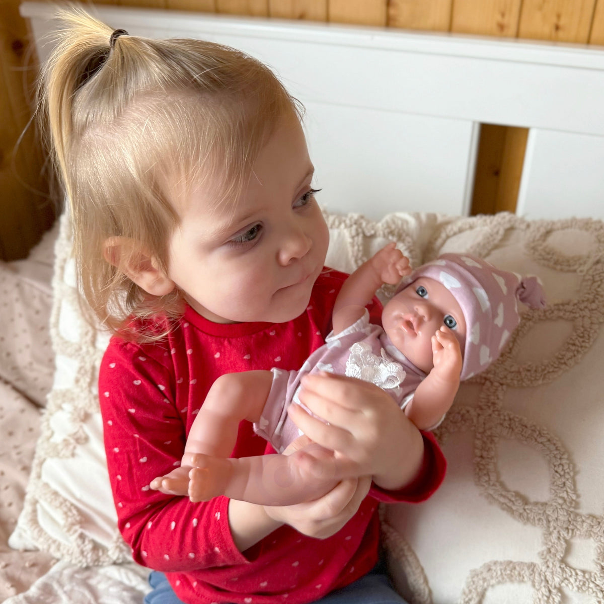 WOOPIE ROYAL Kūdikėlio lėlė 36 cm rožiniame kostiume su priedais