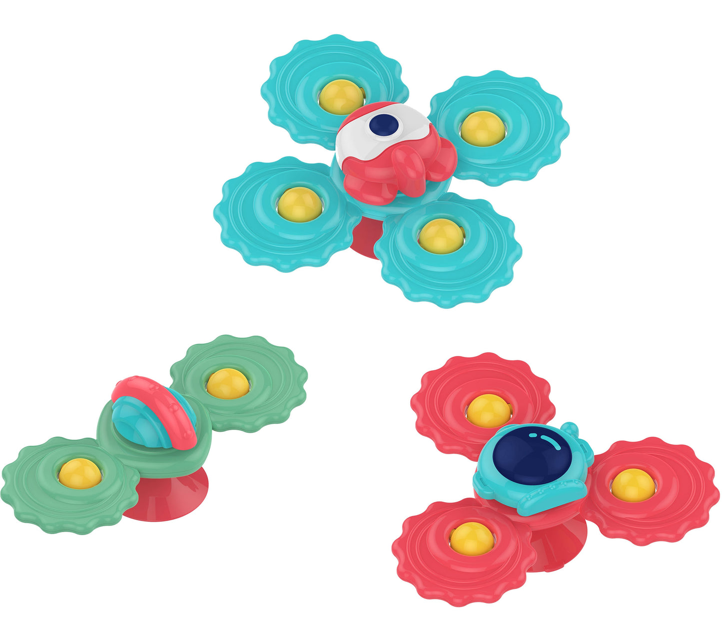 WOOPIE BABY Sukamosios kramtyklės su siurbtukais, 3 vnt rinkinys, detalės – vaizdas 6