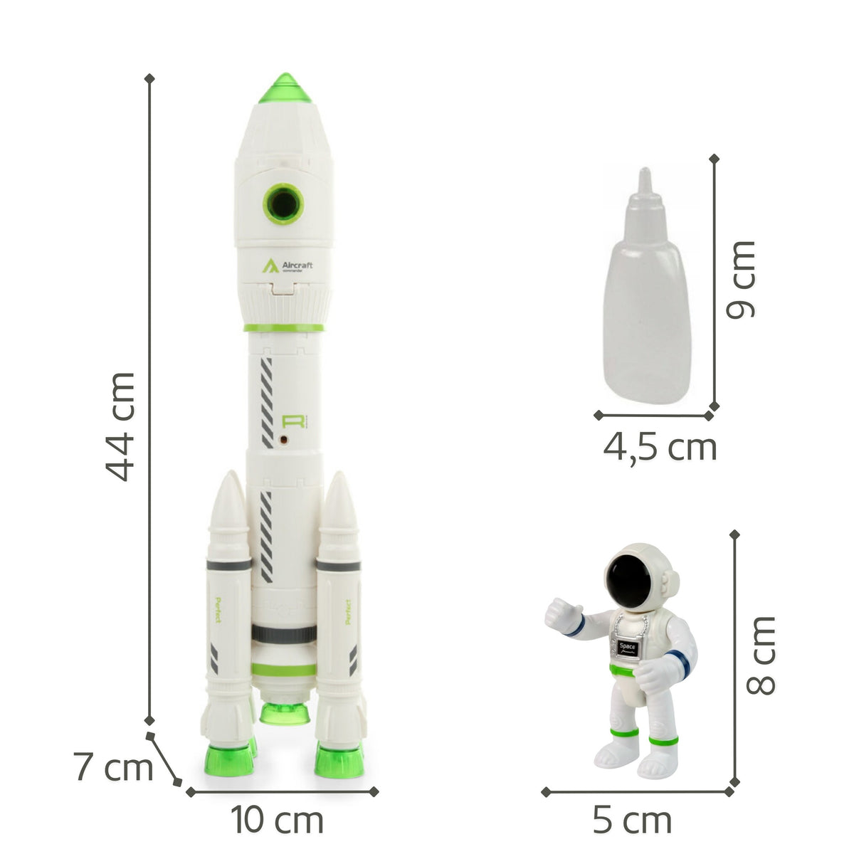 WOOPIE Interaktyvi Kosminė Raketa su Garso ir Šviesos Efektais