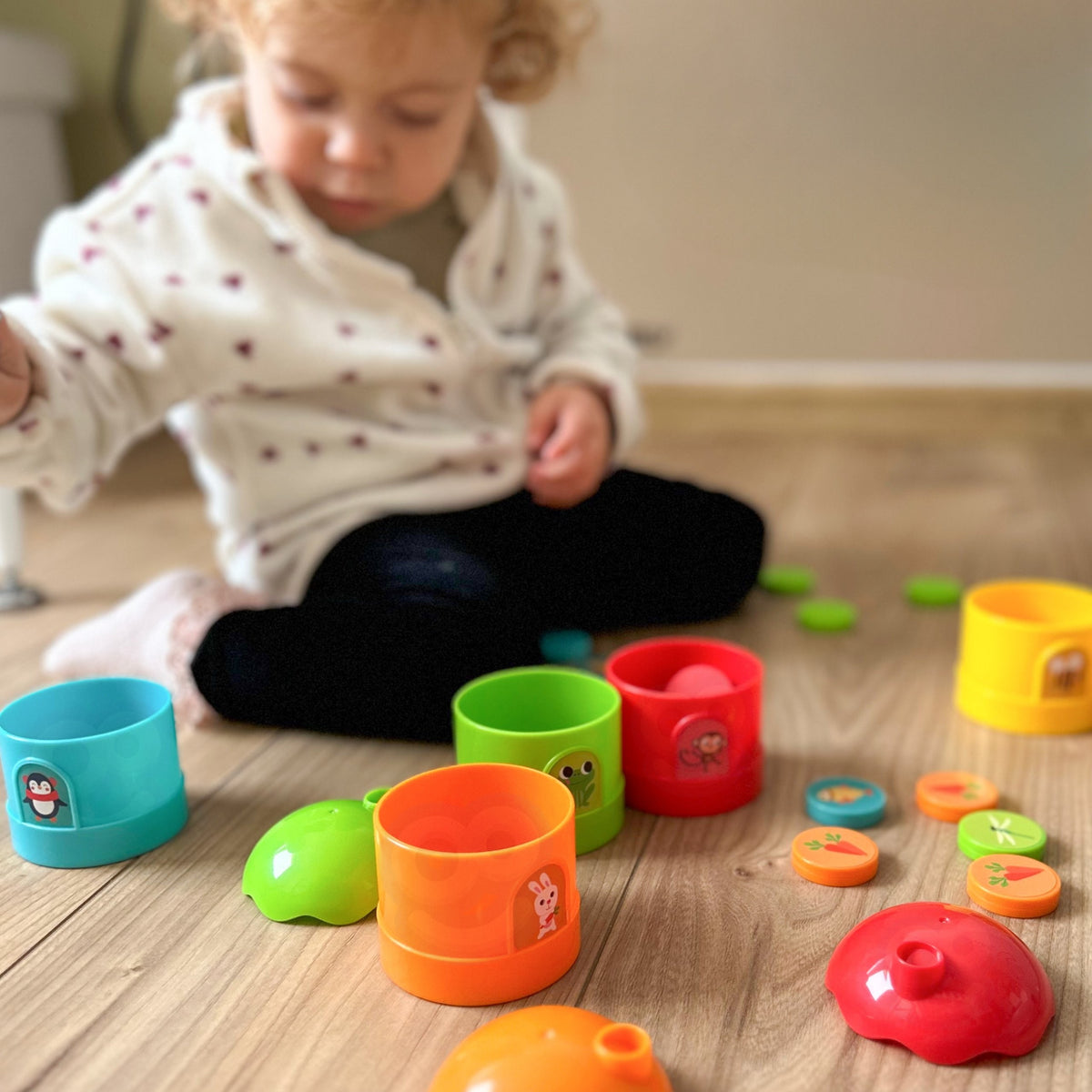 WOOPIE Edukacinis Rūšiuoklis Pamaitink Gyvūnėlius