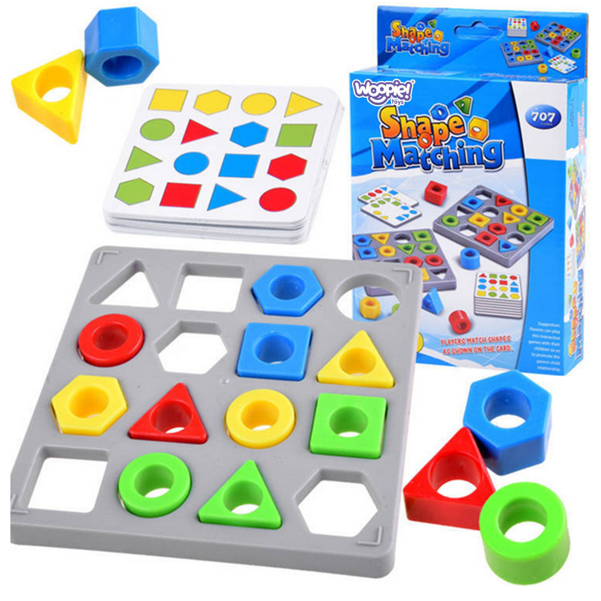 WOOPIE Match Shapes – lavinamasis atitikmenų žaidimas vaikams