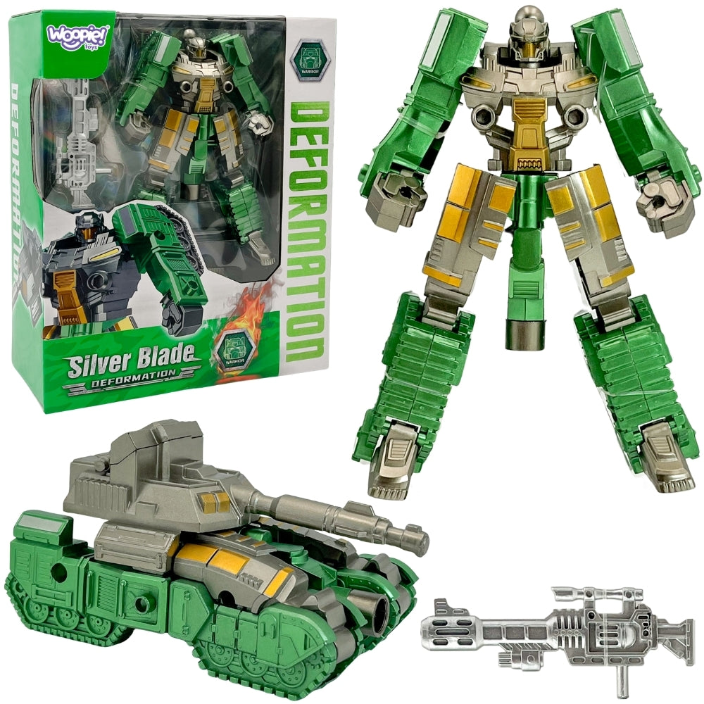 WOOPIE Transformuojamas robotas-tankas „SILVER BLADE“ 2in1 – pagrindinis vaizdas