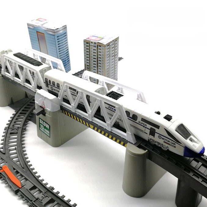 WOOPIE Elektrinis Traukinys Pendolino su Tuneliu ir Tiltu 914 cm
