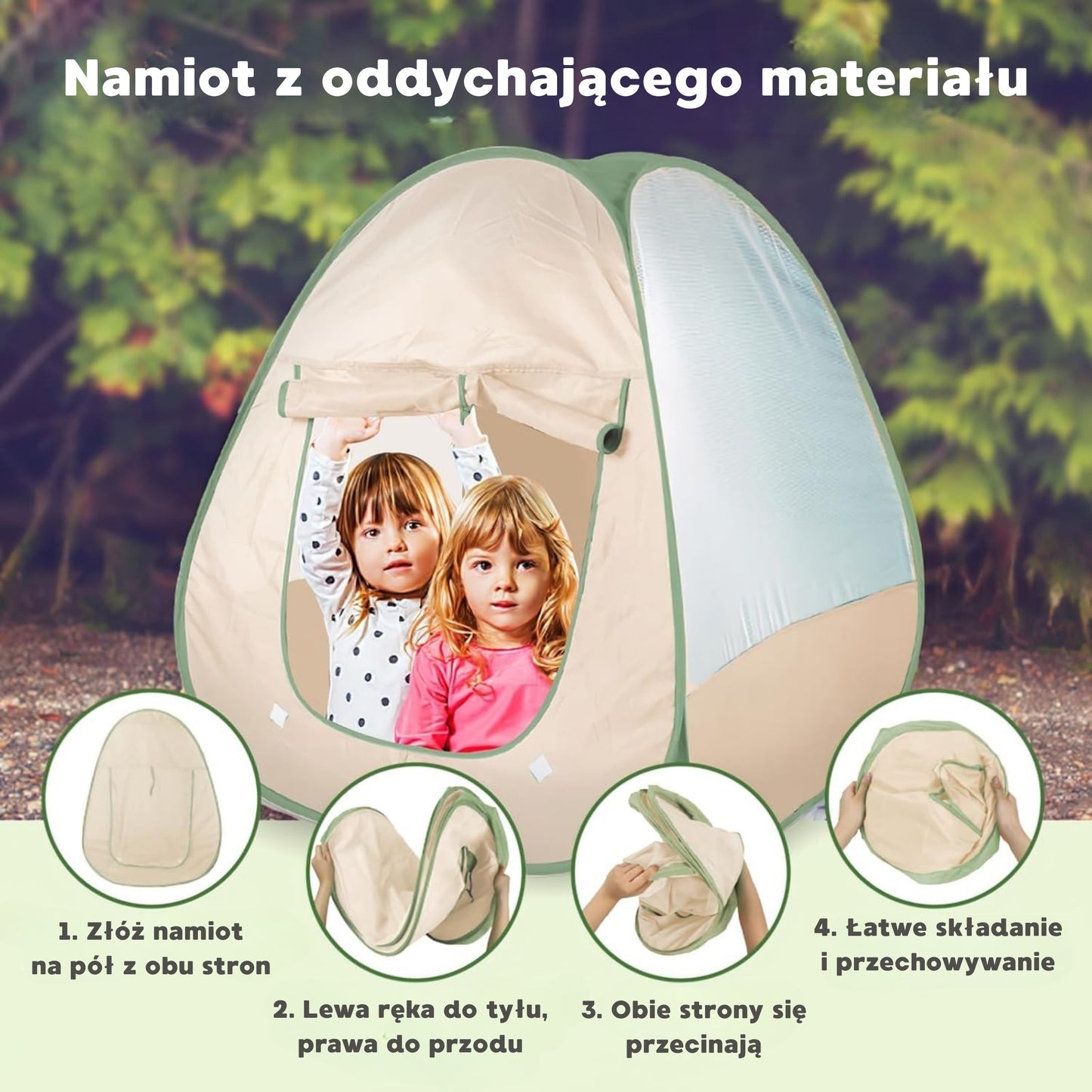 WOOPIE Mažojo tyrinėtojo stovyklavimo rinkinys XXL palapinė 15 dalių