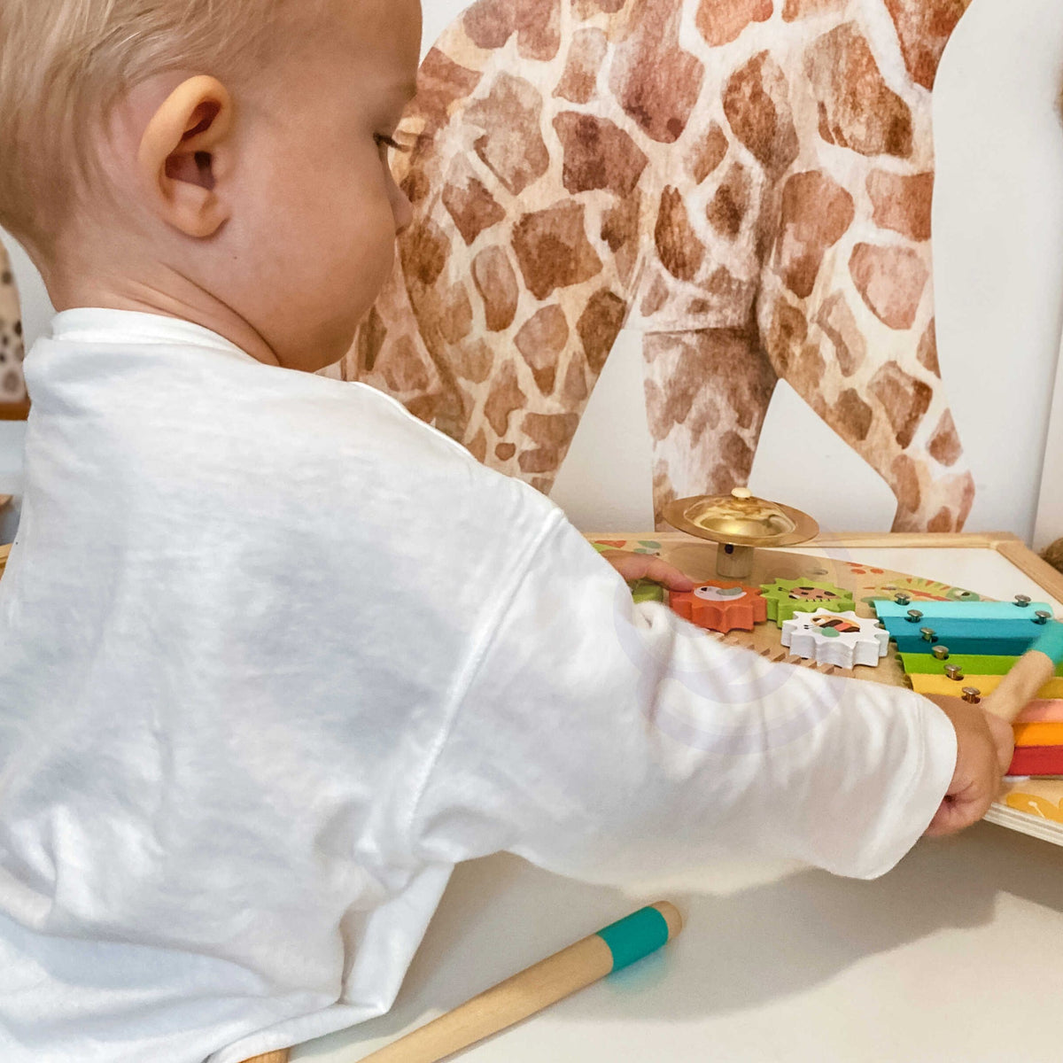 TOOKY TOY Daugiafunkcinis Muzikos Centras – Ksilofonas, Būgnas, Cimbolai
