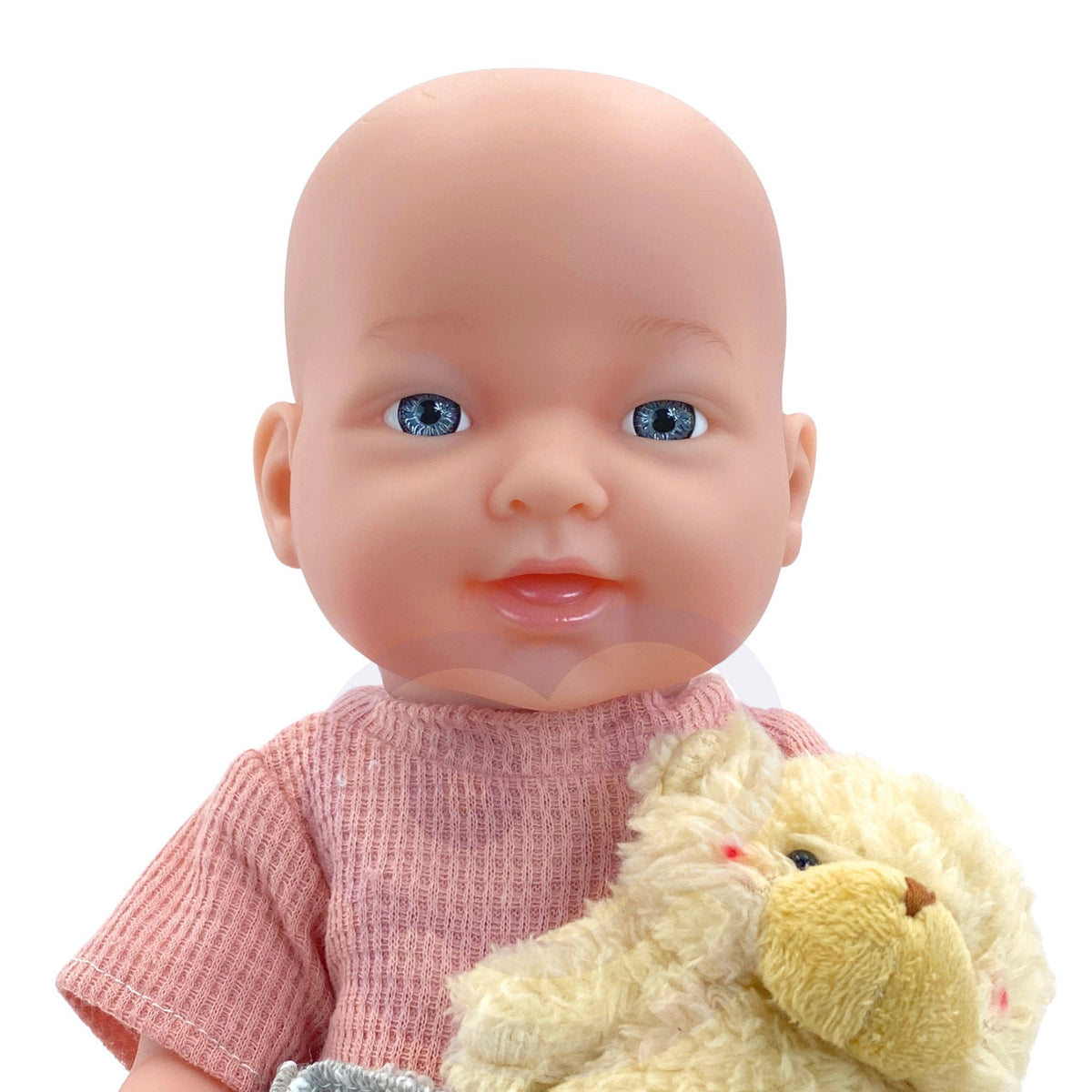 WOOPIE ROYAL Kūdikėlio lėlė 36 cm meškiuko kostiumėlyje su maitinimo priedais