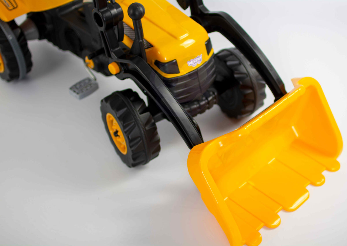 WOOPIE Pedal Tractor Farmer MaxTrac Minamas Traktorius su Kaušu
