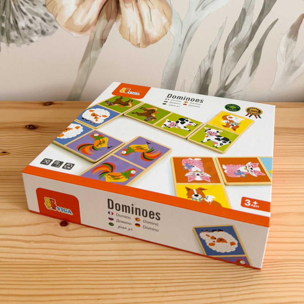 VIGA Medinis Domino Ferma 28 Detalės Montessori