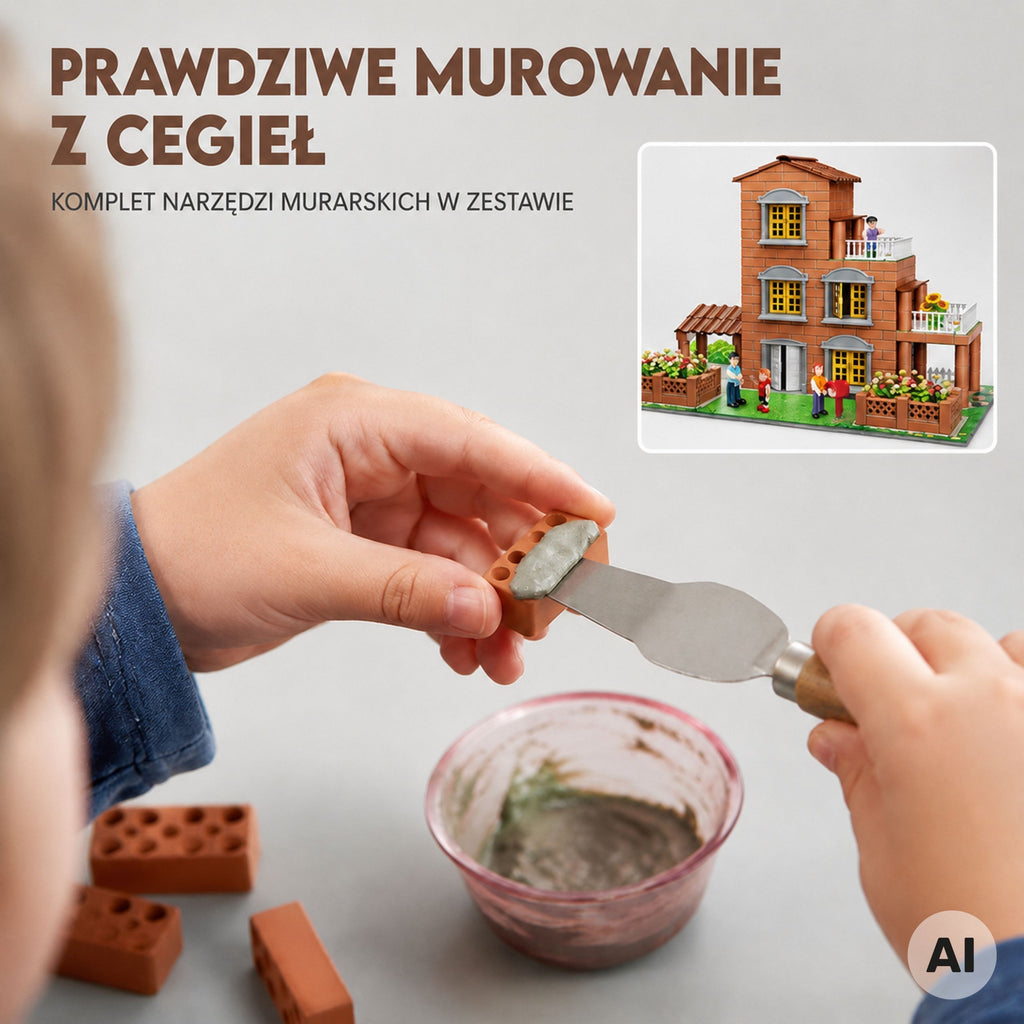 WOOPIE Vilos Konstruktorius 454 det. Mažasis Architektas