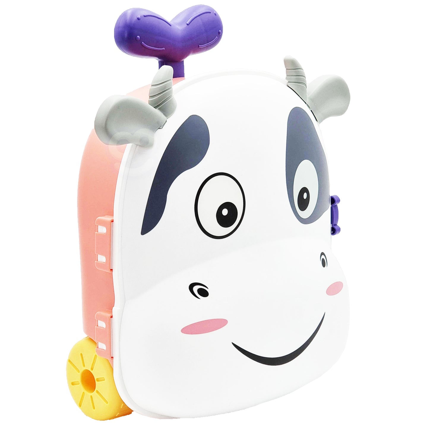 WOOPIE 3in1 smėlio ir vandens žaidimų rinkinys lagaminėlyje „Karvytė“ – žaidimas su vandeniu – vaizdas 3