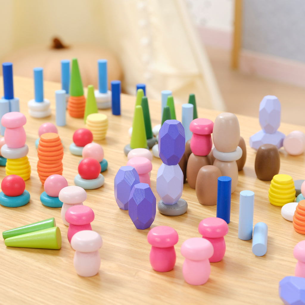 VIGA Medinis Montessori Konstruktorius 141 Detalė