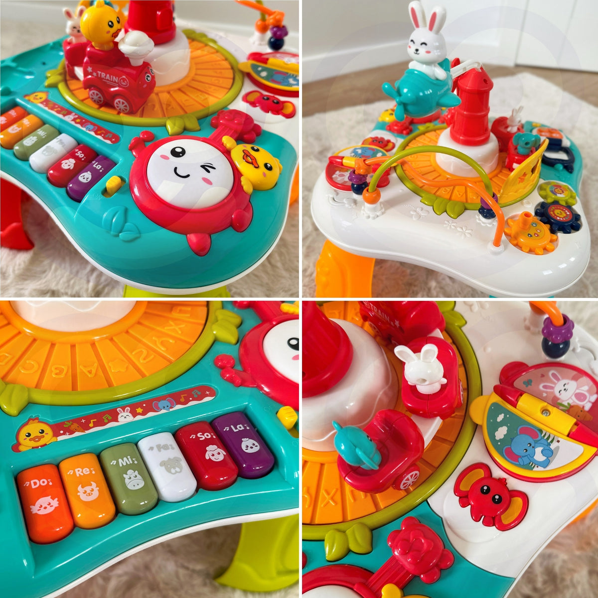 WOOPIE BABY 2in1 interaktyvus edukacinis staliukas su pianinu