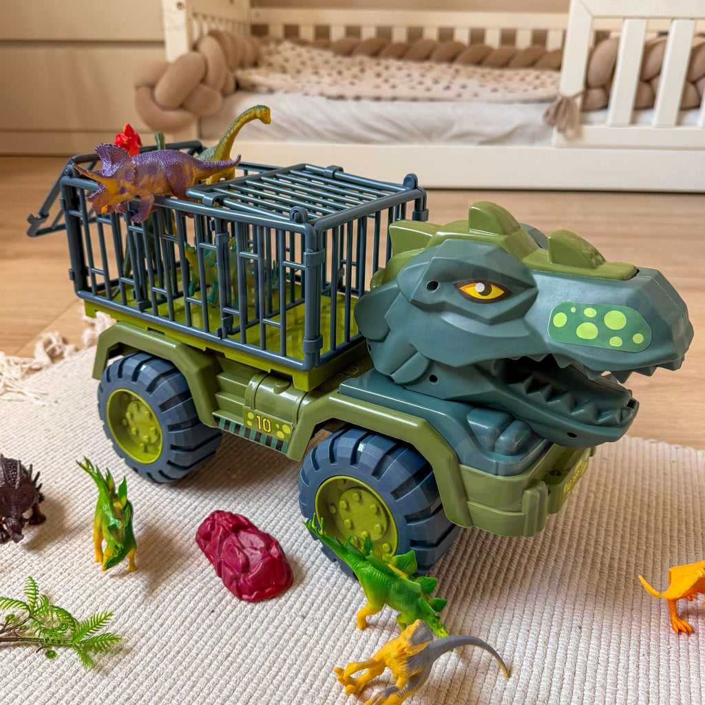 WOOPIE Dinozauro transporteris su figūrėlėmis