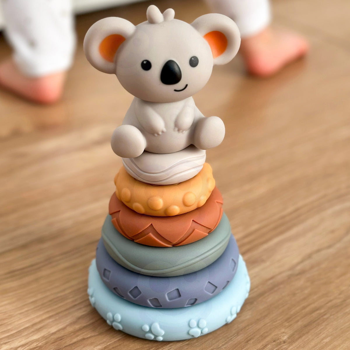 WOOPIE BABY Koala piramidė – 2in1 lavinamasis kramtukas