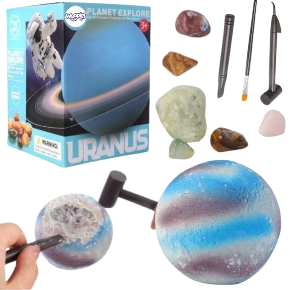 WOOPIE Eksperimentinis rinkinys: mineralų kasykla „Urano planeta“ – pagrindinis vaizdas