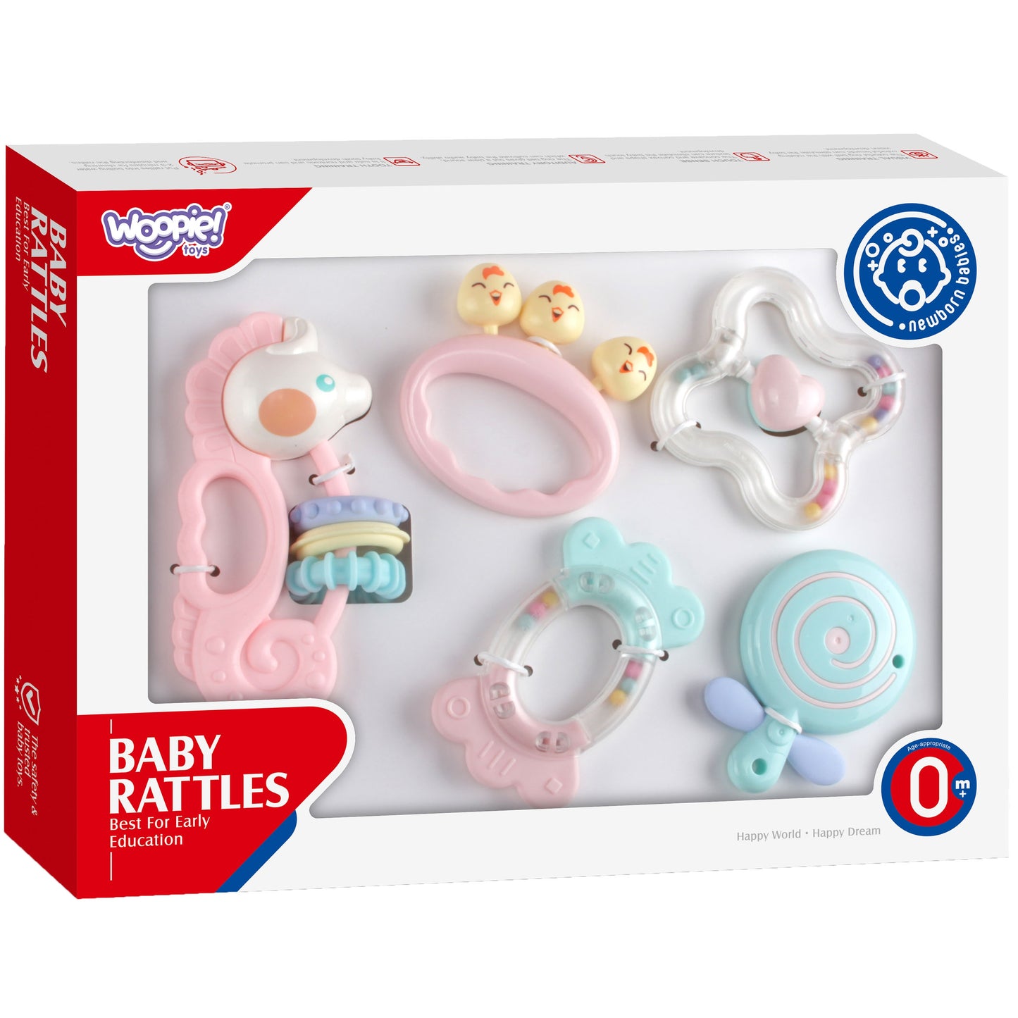 WOOPIE BABY Sensorinių barškučių ir kramtukų rinkinys – vaizdas 5
