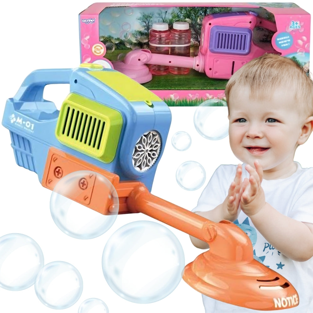 WOOPIE Stumiama vejapjovė – muilo burbulų mašina, mėlyna – pagrindinis vaizdas