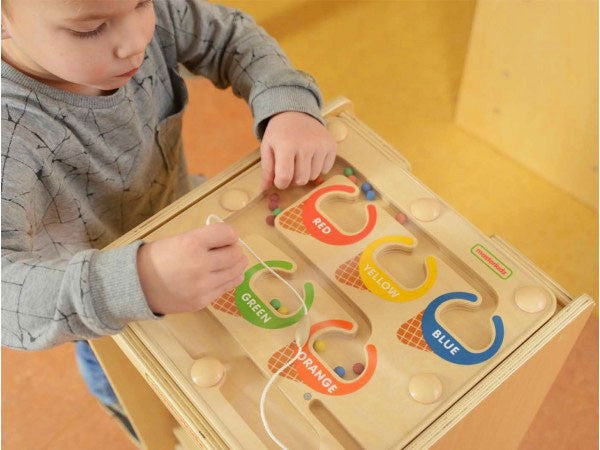 MASTERKIDZ Magnetinis Labirintas Rūšiuoklis Spalvų Mokymui EDU