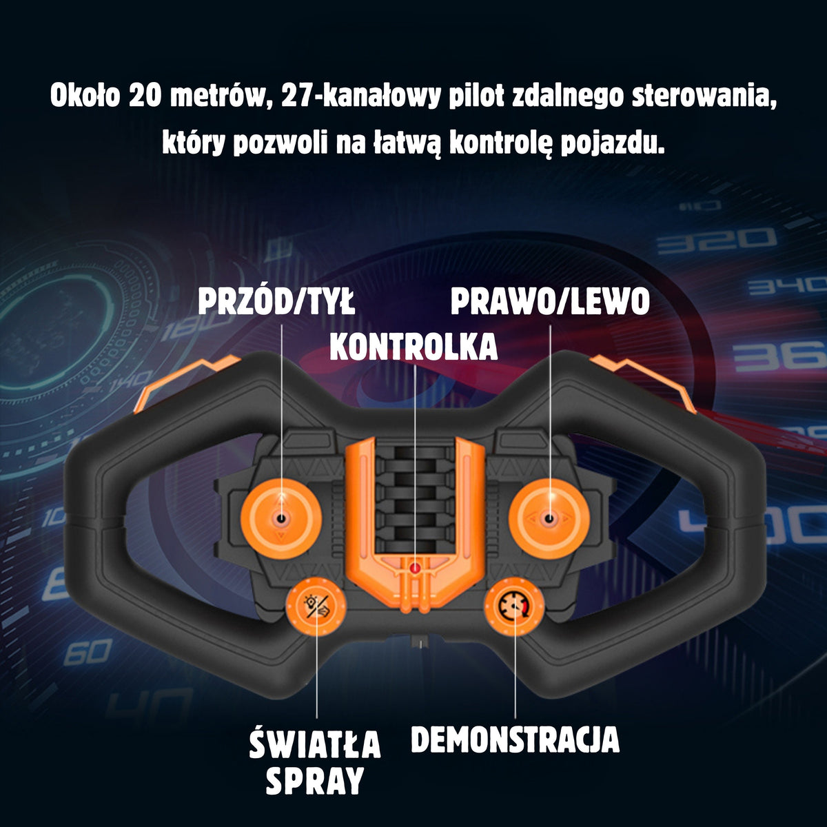 WOOPIE RC Radijo Bangomis Valdomas Lenktyninis Automobilis