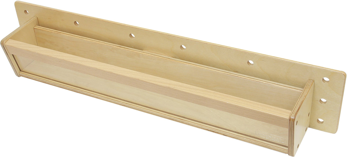MASTERKIDZ Medinė Dėžutė su Skaidria Sienele STEM Lentai 80 cm