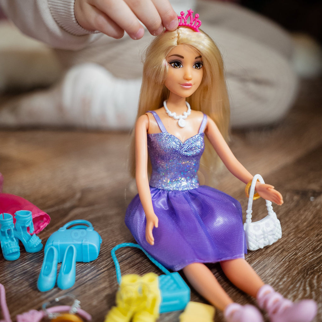 WOOPIE ROYAL Lili Lėlė Mados Stilistė su Drabužiais ir Priedais