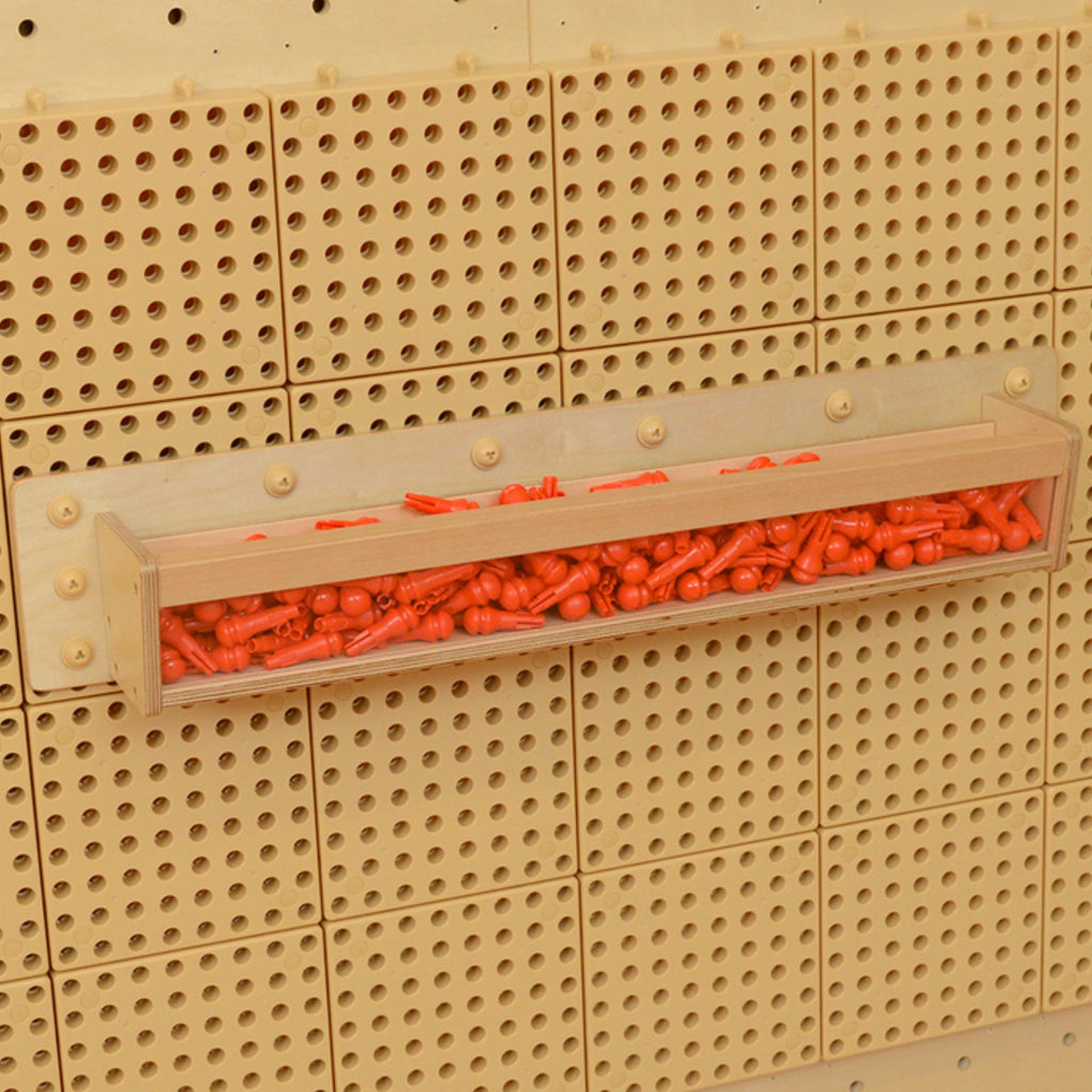 MASTERKIDZ Medinė Dėžutė su Skaidria Sienele STEM Lentai 80 cm