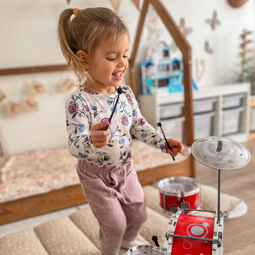 WOOPIE Vaikiškas Būgnų Komplektas Muzikiniams Žaislams 3+