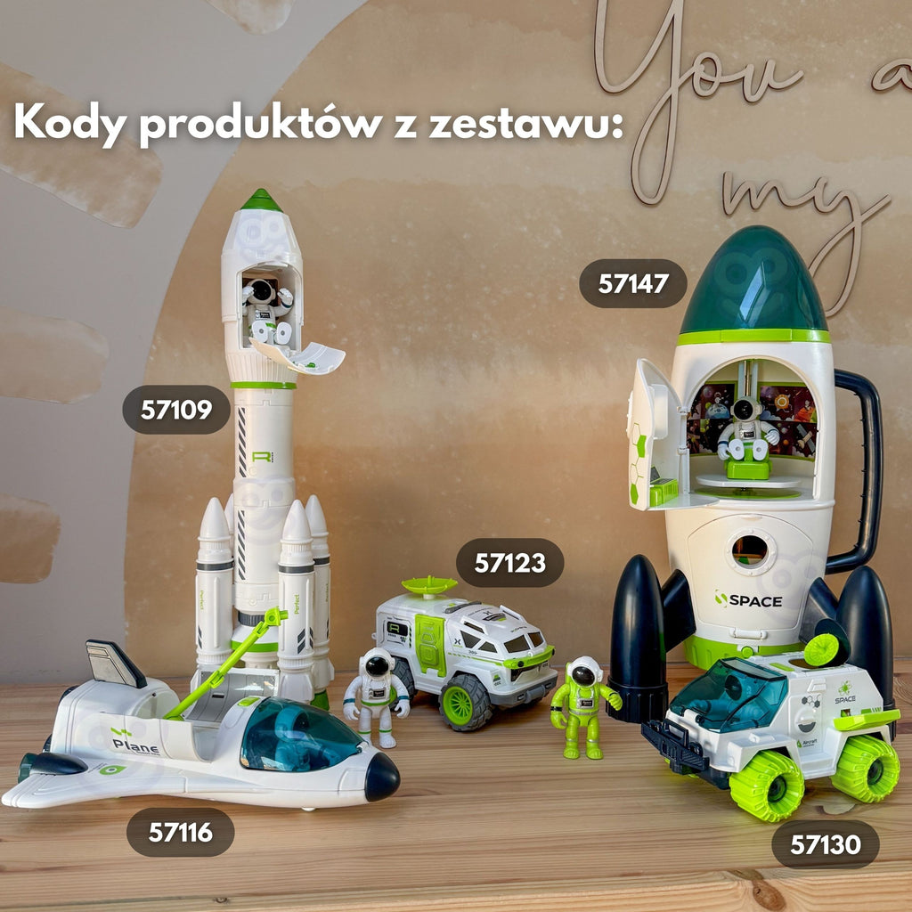 WOOPIE Interaktyvus Kosmoso Rinkinys su Raketa ir Roveri