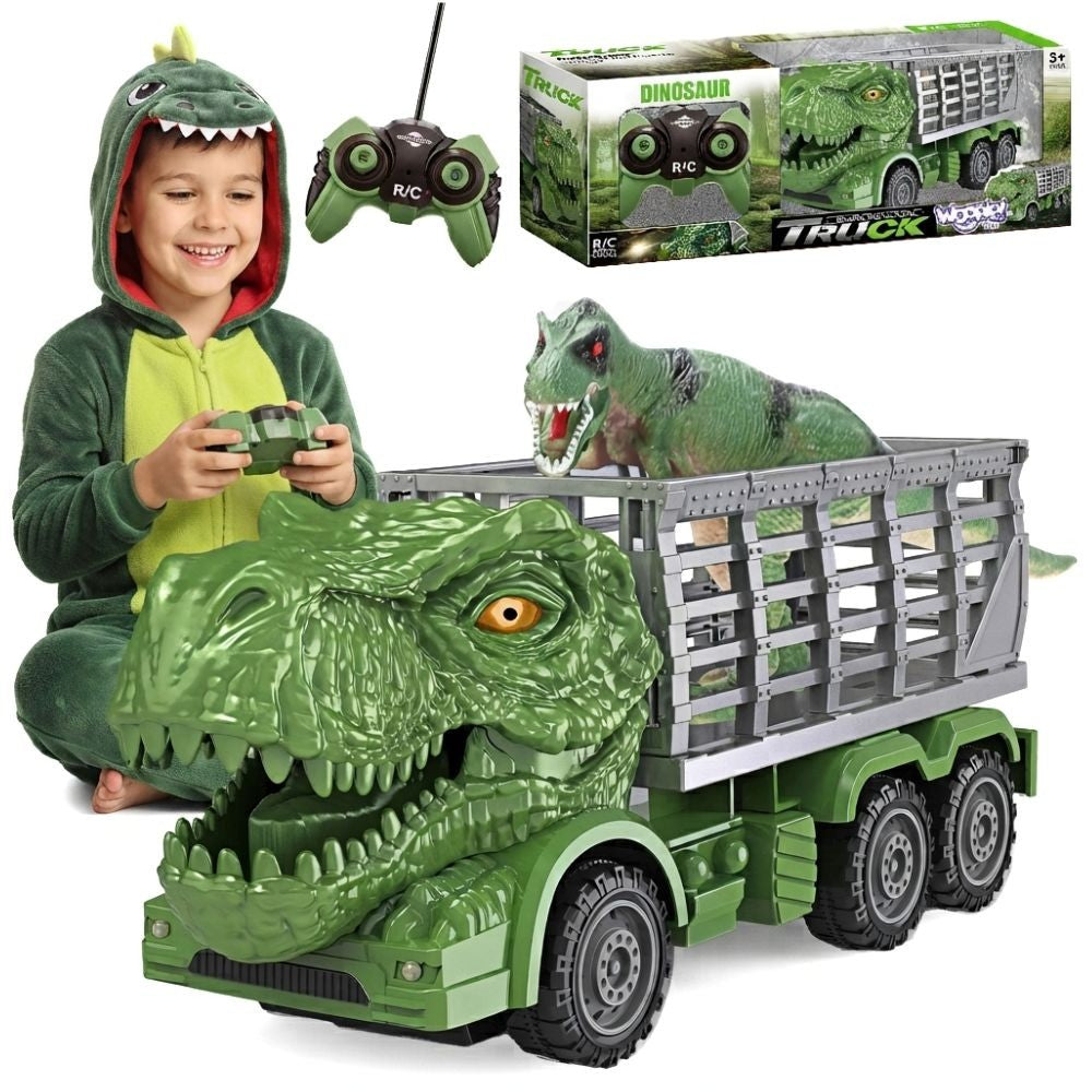 WOOPIE Nuotoliniu Būdu Valdomas Dinozauro Automobilis su Figūrėle