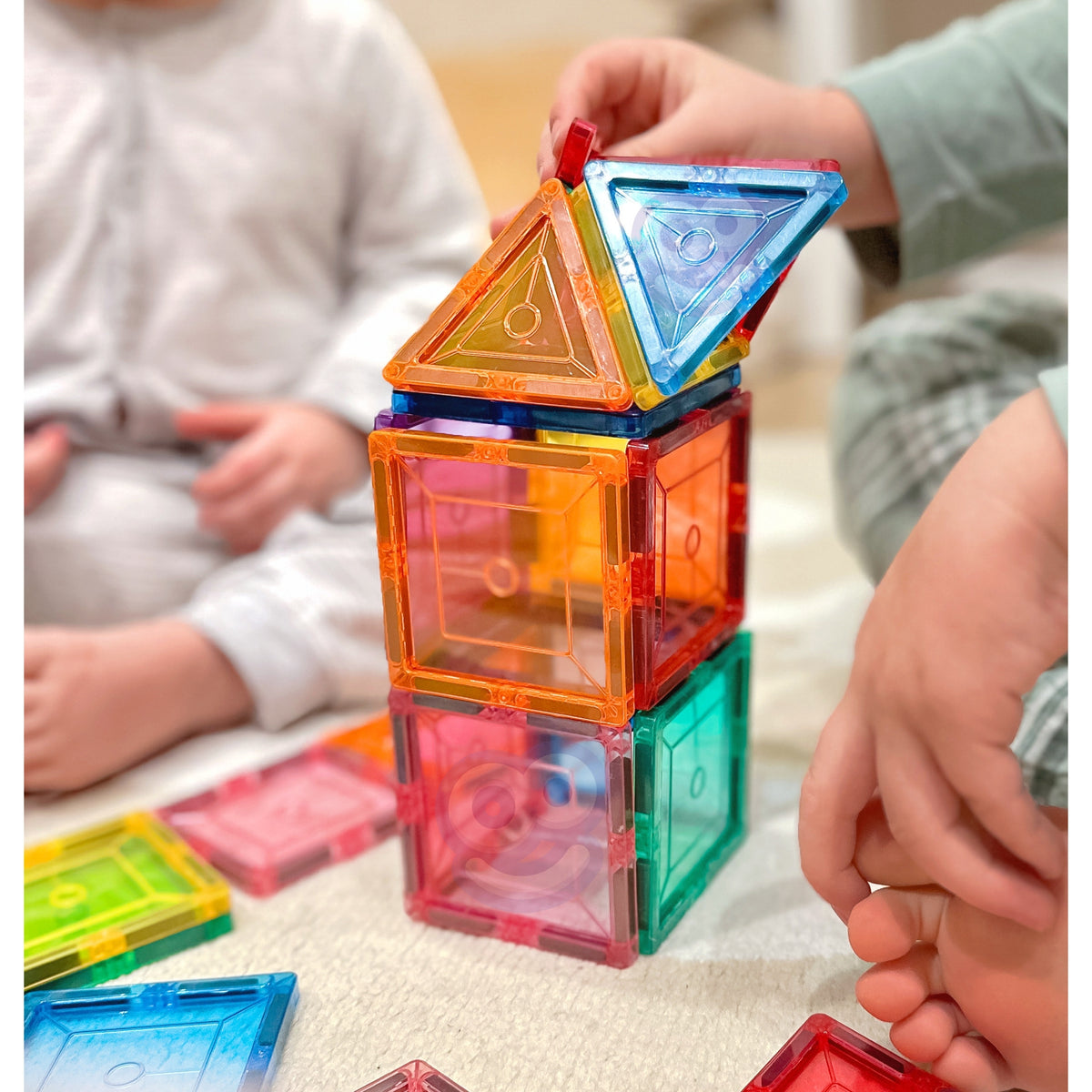 WOOPIE 3D Montessori Magnetiniai Konstruktoriai vaikams