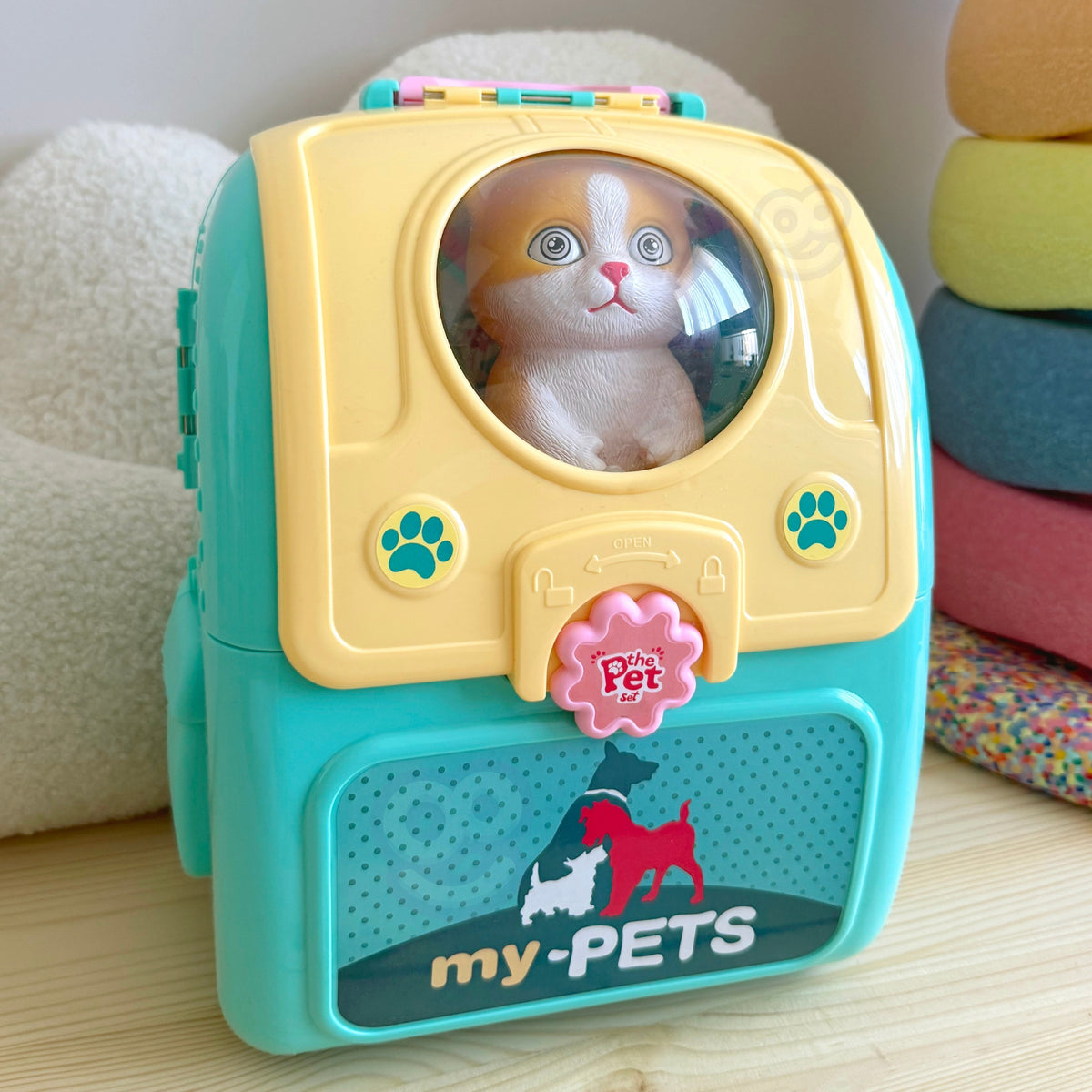 WOOPIE Katinuko grožio salonas 2 in 1 kuprinėje – nešiojamas rinkinys
