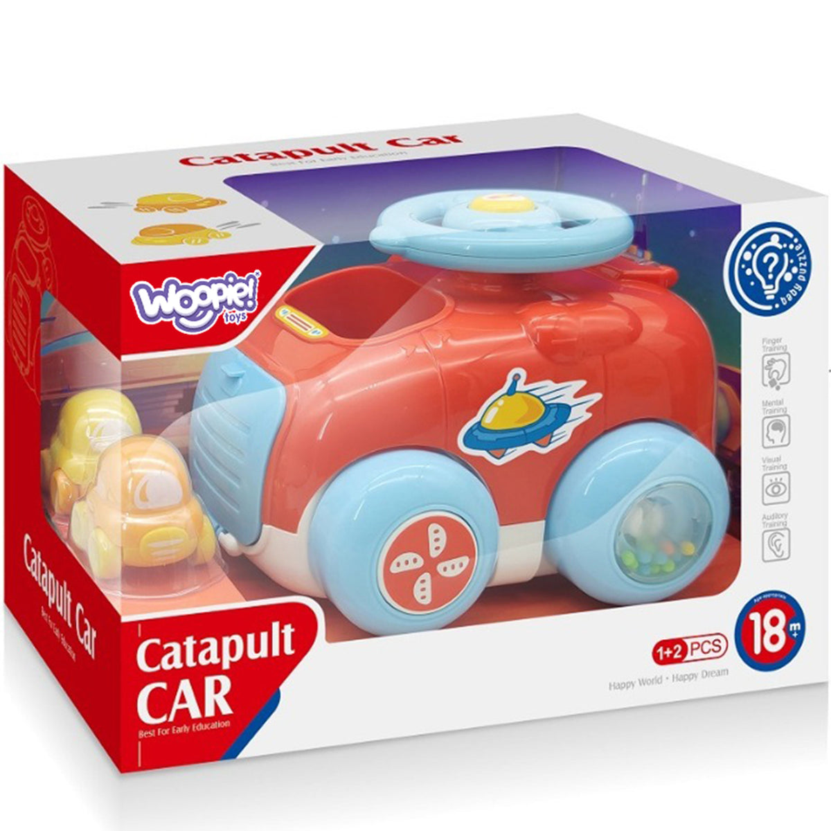 WOOPIE BABY Automobilis su Katapulta – Lavinamasis Rinkinys Vaikams