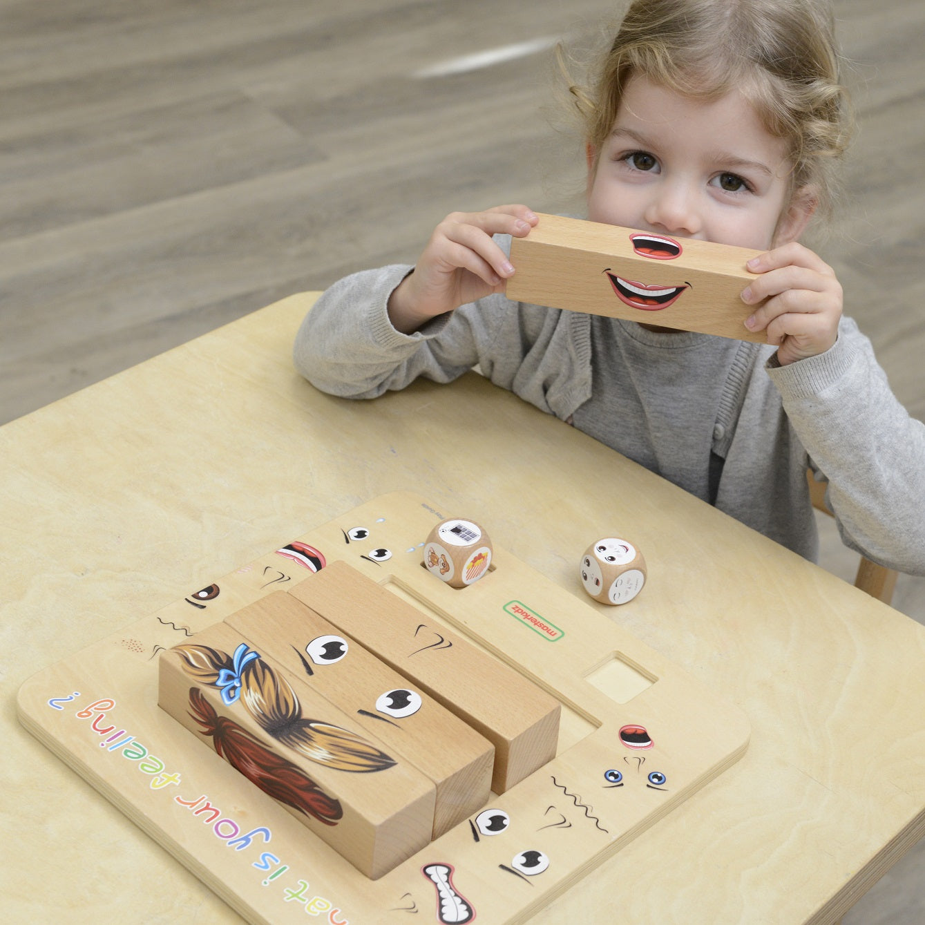 MASTERKIDZ Medinis Montessori Emocijų Mokymosi Žaidimas – vaizdas 2