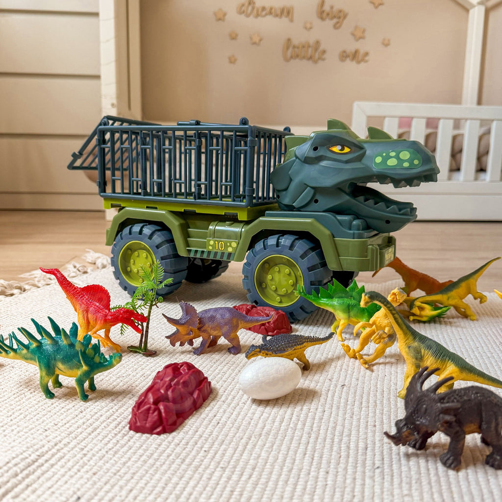 WOOPIE Dinozauro transporteris su figūrėlėmis