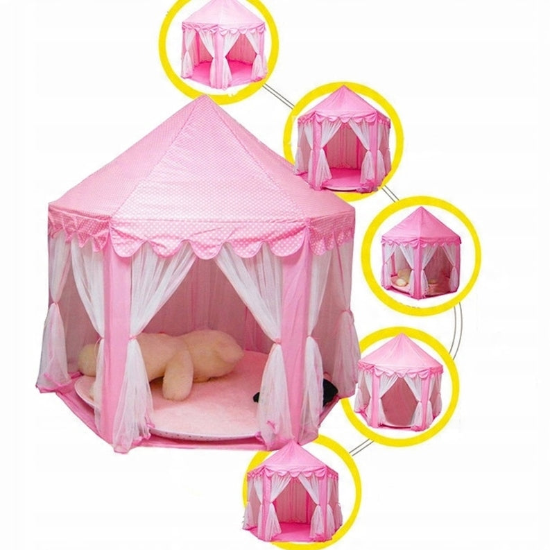 WOOPIE Princesės Pilies Palapinė (XXL) Namams ir Sodui – vaizdas 8