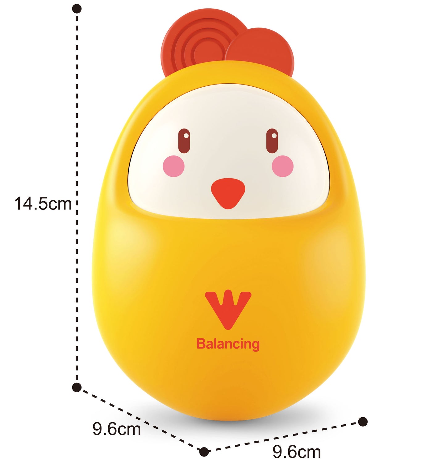 WOOPIE BABY Viščiukas Vańka Vstańka su melodijomis, pagrindo detalė – vaizdas 6