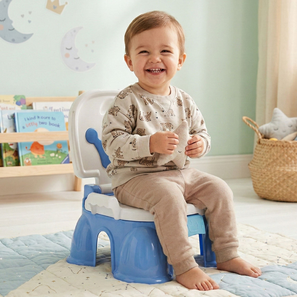 WOOPIE BABY 3in1 muzikinis naktipuodis-kėdutė-laiptelis