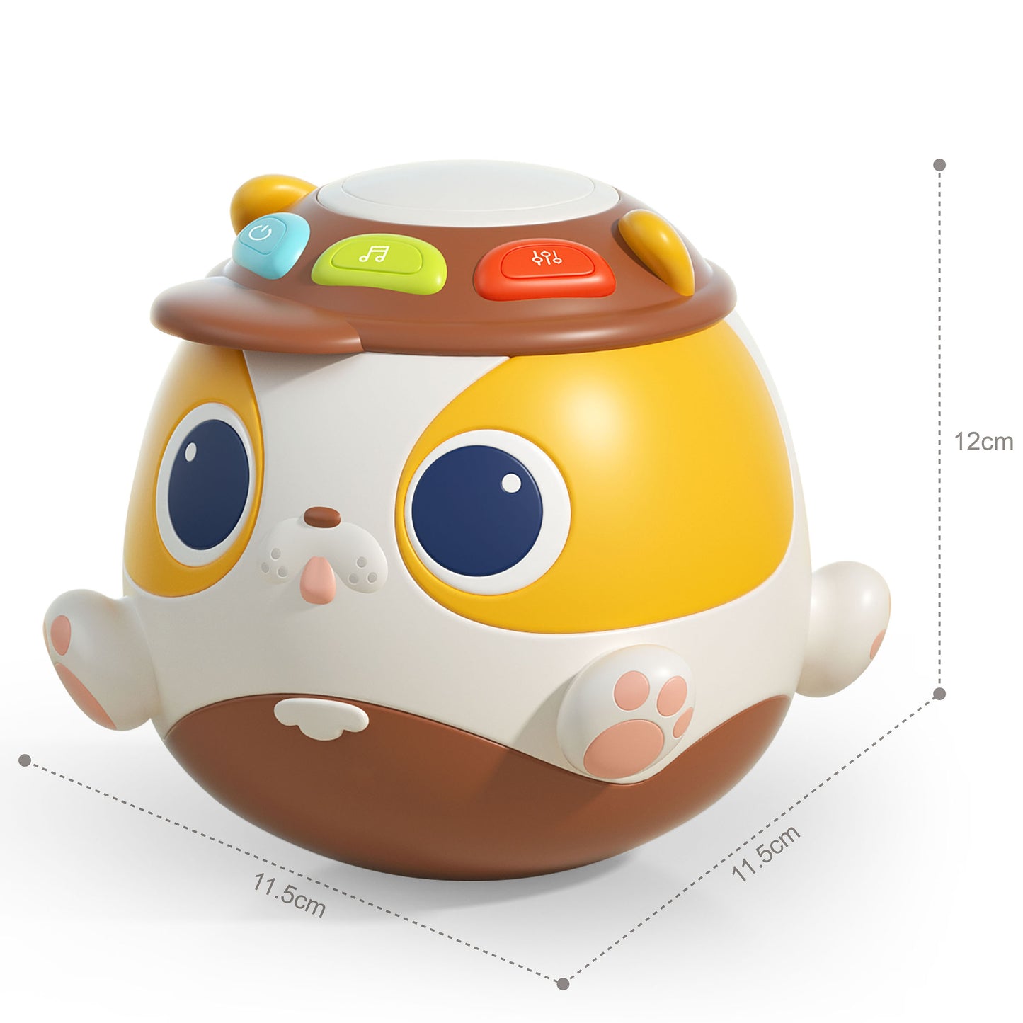 WOOPIE BABY interaktyvus muzikinis šuniukas kamuolys – vaizdas 4