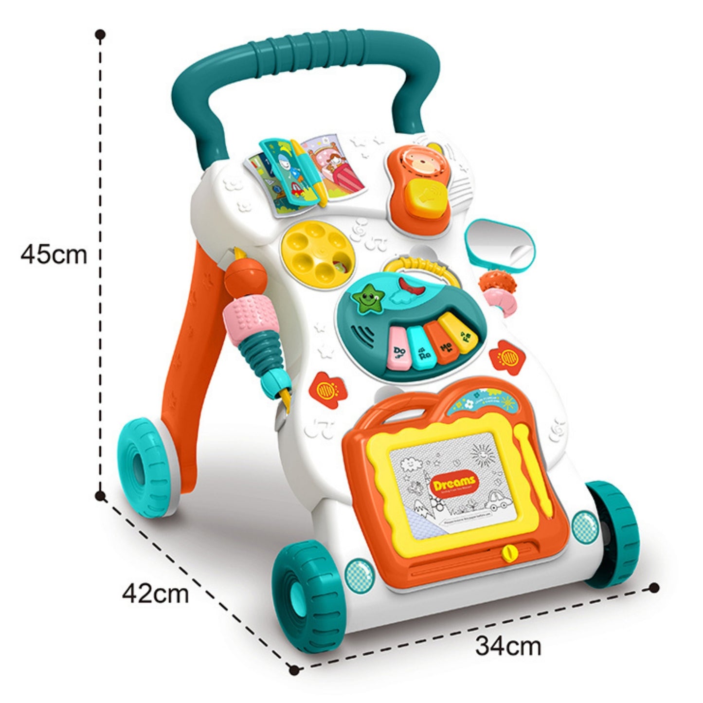 WOOPIE BABY Muzikinis Stumdukas su Lavinamuoju Žaidimų Skydeliu