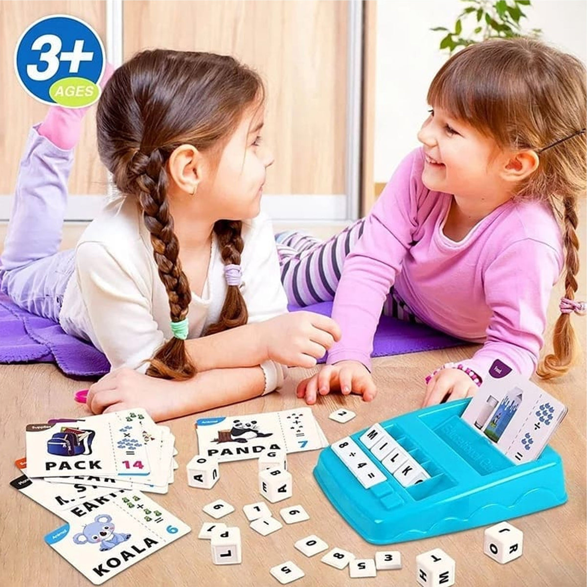 WOOPIE Lavinamasis Stalo Žaidimas Anglų Kalba ir Matematika 2in1