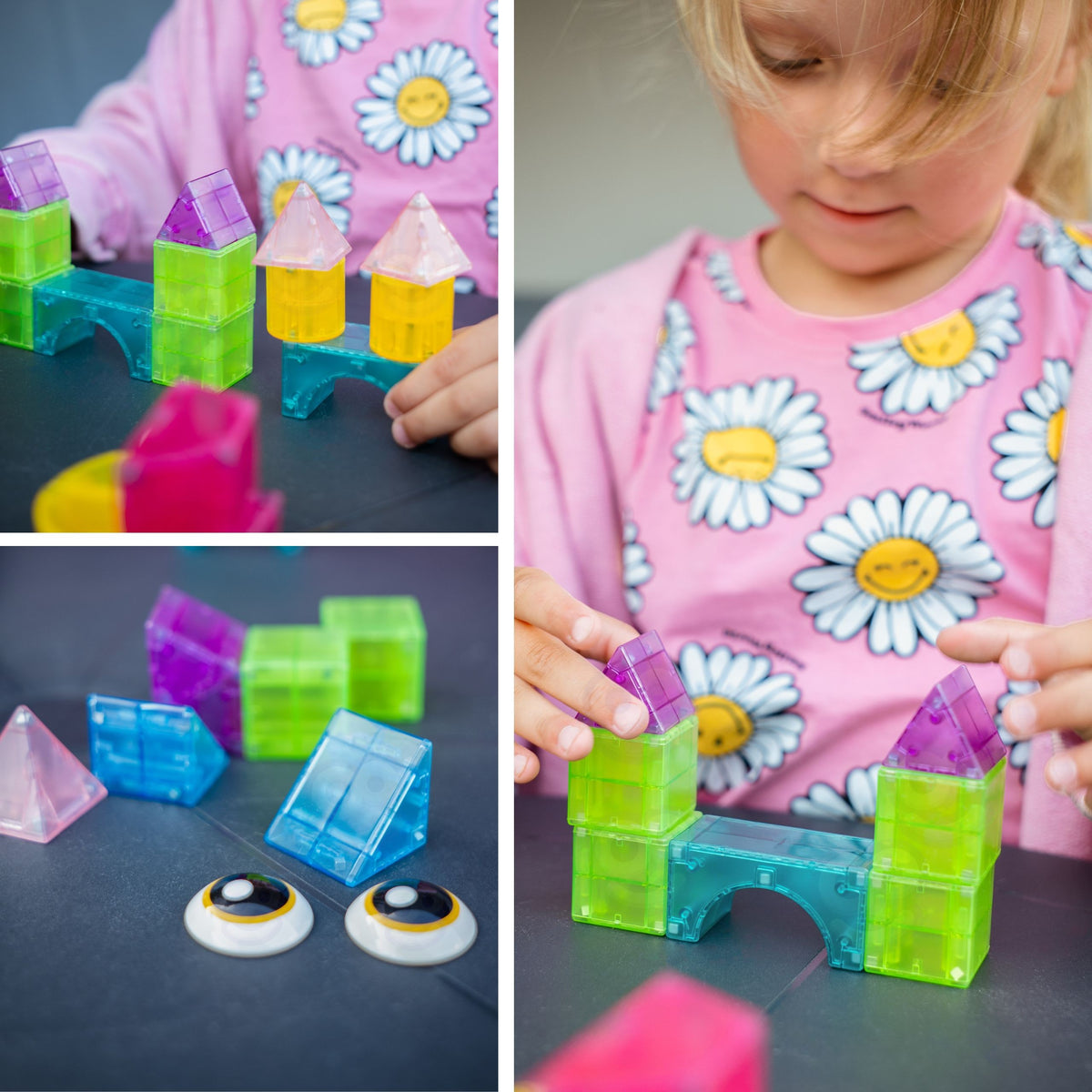 Woopie magnetiniai blokai M Block 21 el. kūrybinis rinkinys 3D