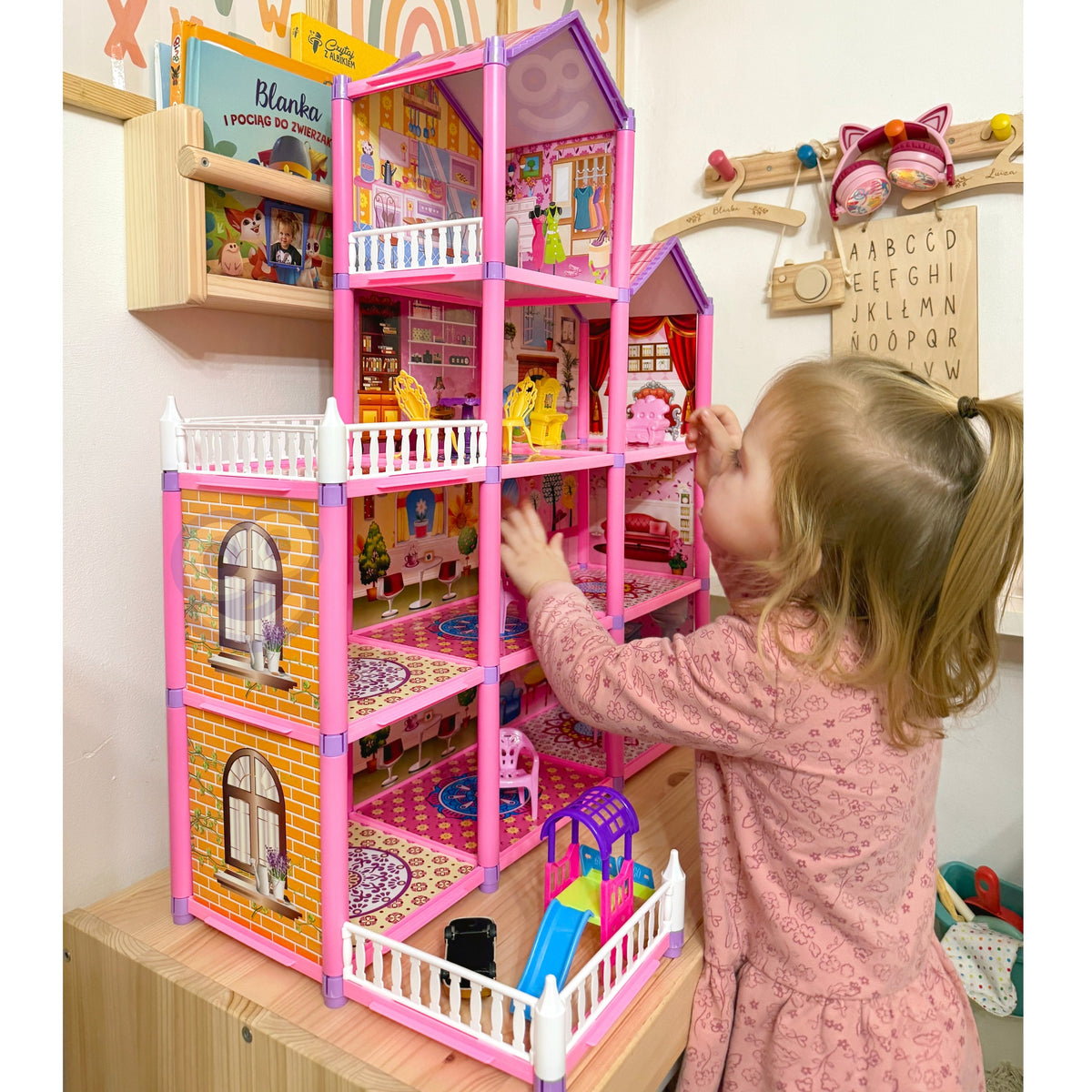 WOOPIE Mega Vila Lėlių Namas LOVELY HOUSE 194 dalys