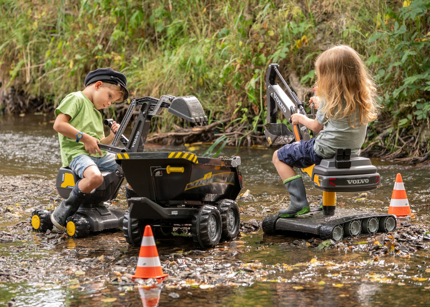 Rolly Toys Kampre dviejų ašių priekaba traktorinukui