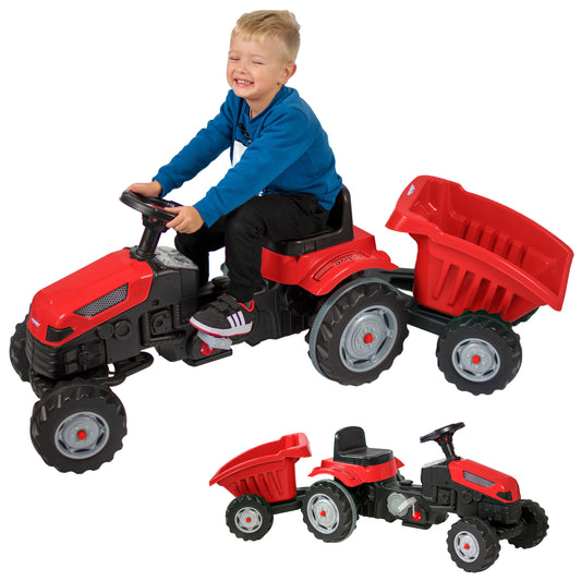 WOOPIE Farmer GoTrac MAXI Minamas Traktorius su Priekaba