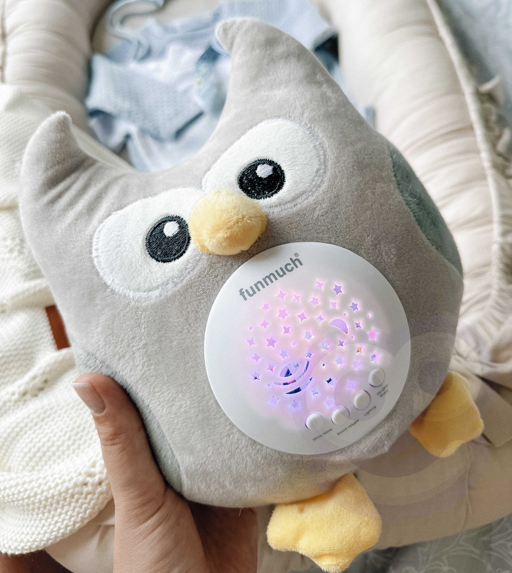 WOOPIE BABY Pelėda 2-in-1 Projektorius su 10 Lopšinių