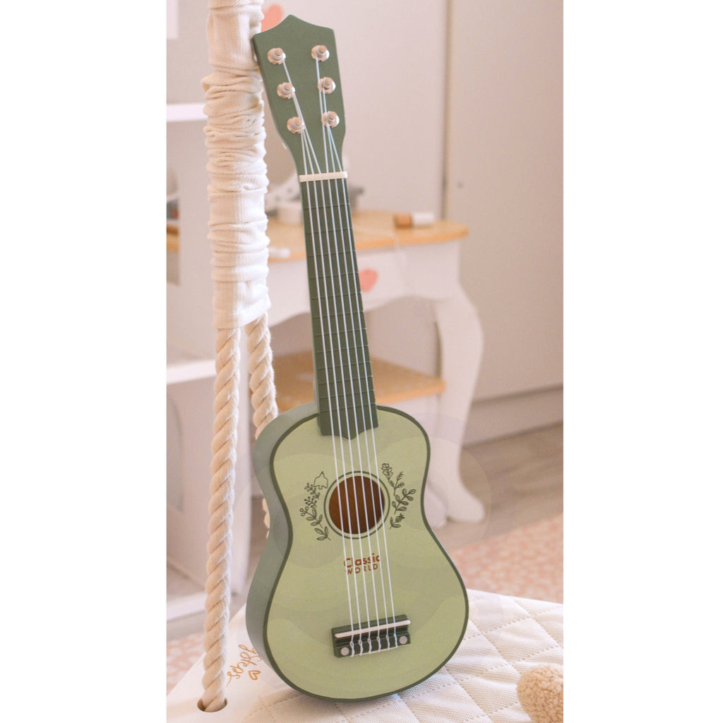 CLASSIC WORLD Medinė Vintažinė Gitara Vaikams 3+