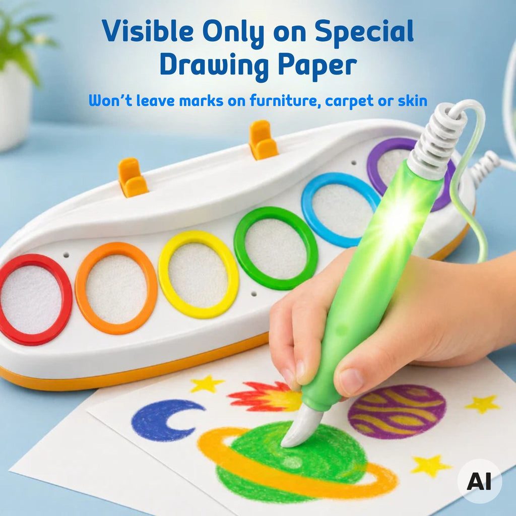 WOOPIE Magic LED Water Brush - Šviečiantis Piešimo Rinkinys