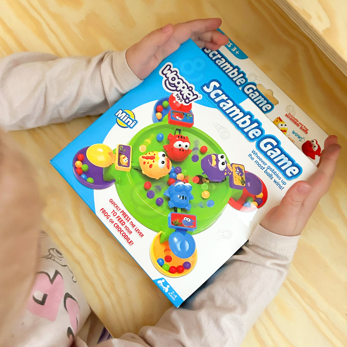 WOOPIE Alkani Varliukai ir Krokodilai – Arcade Stalo Žaidimas 3+