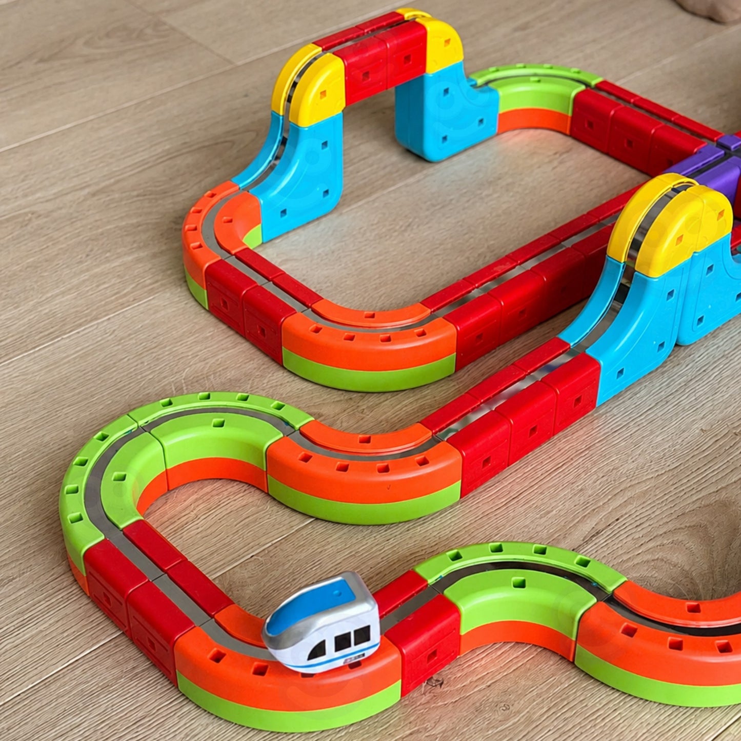 WOOPIE Magic Cube Traukinukas Magnetinė Anti-gravitacinė Trasa 68 vnt.