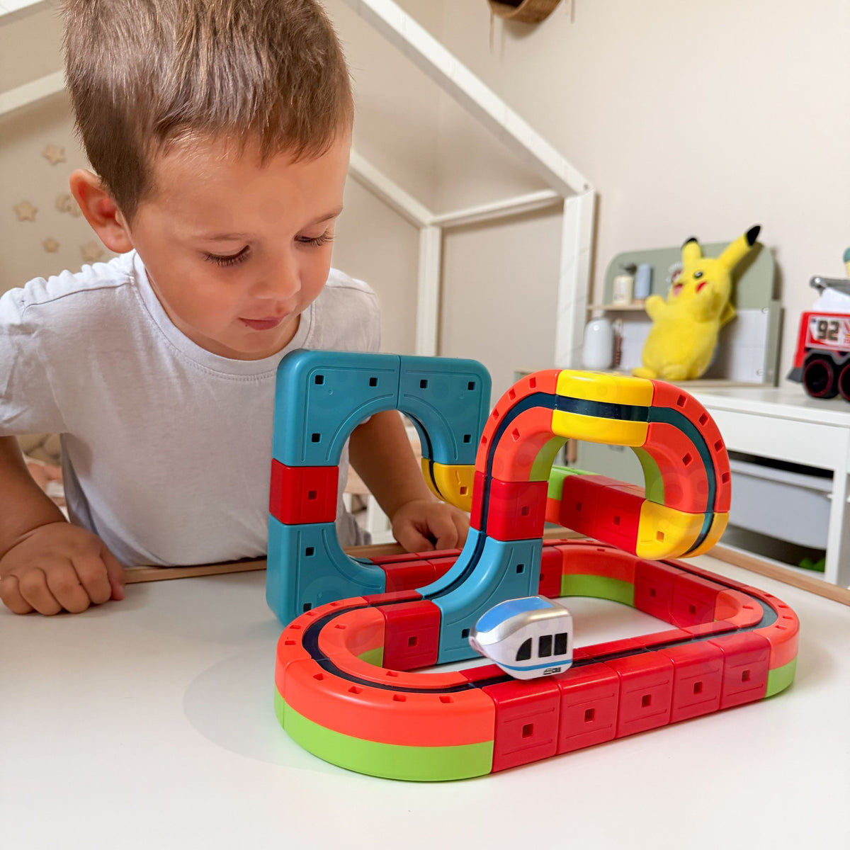WOOPIE Magic Cube Traukinys su Antigravitaciniu Bėgiu, 32 dalys